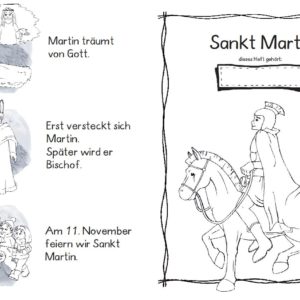 Sankt Martin - kleines Leseheft