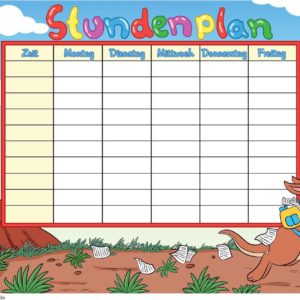 Stundenplan Känguru