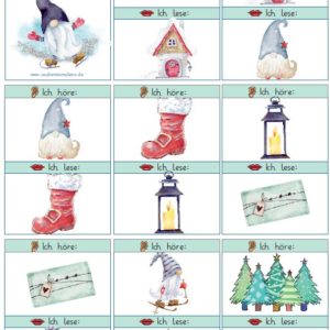Bildlesespiel Kleine Wichtel