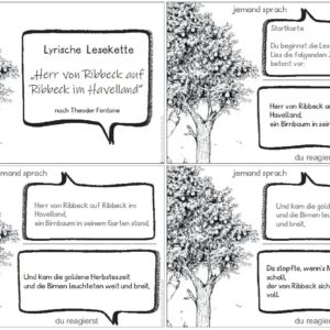 Lyrische Lesekette: Herr von Ribbeck auf Ribbeck
