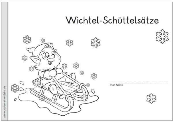 Miniheft: Wichtel-Schüttelsätze