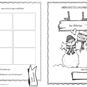Mein erstes Sachheft: Im Winter