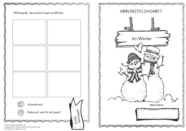 Mein erstes Sachheft: Im Winter