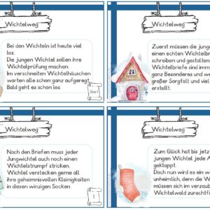 Wichtelweg - Leseweg mit 12 Stationen