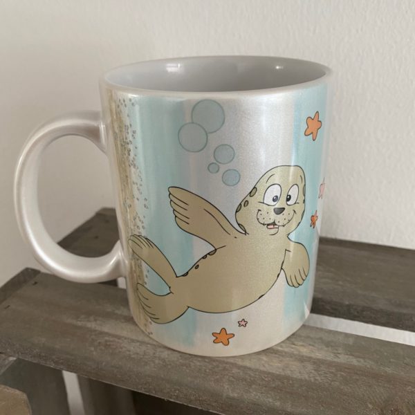 Perlglanztasse: Seehunde