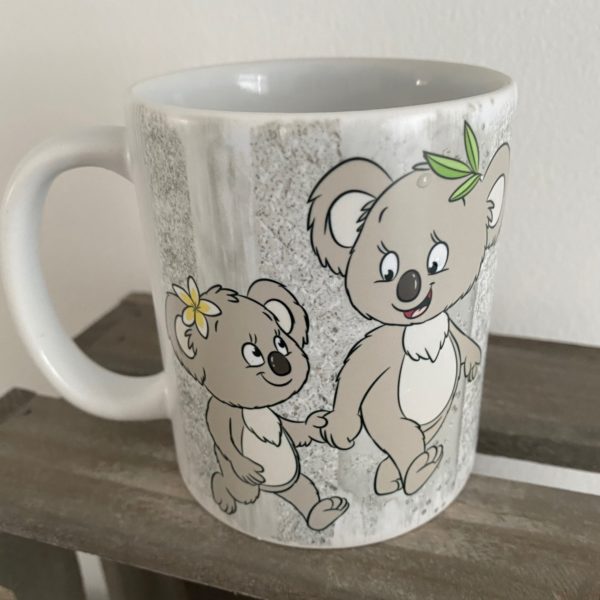 Keramiktasse satin: Koalas