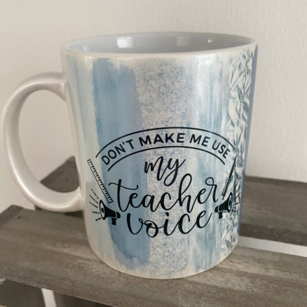 Perlglanztasse: Teacher voice
