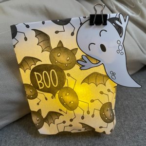 20  Vorlagen für Mini-Lichttüten Halloween
