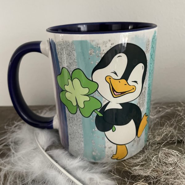 Keramiktasse Hochglanz: Lieblingstag