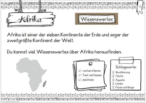 Portfolio-Kartei Afrika