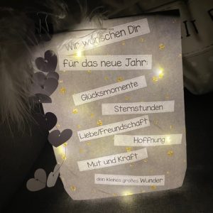 Vorlage Lichttüte: Kleines, großes Wunder!