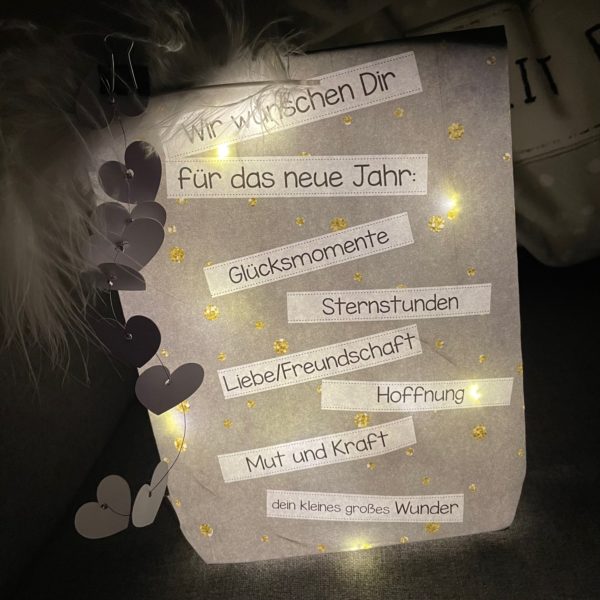 Vorlage Lichttüte: Kleines, großes Wunder!