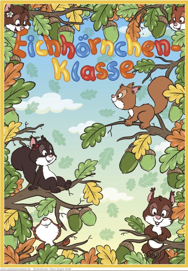 Türschild Eichhörnchenklasse