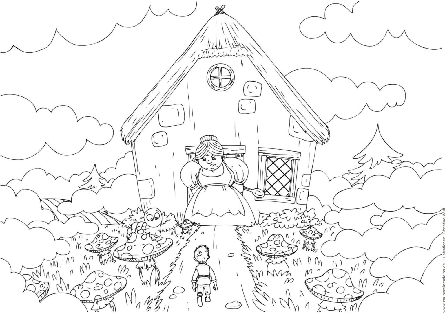 Bildserie Hans und die Bohnenranke Zaubereinmaleins Shop