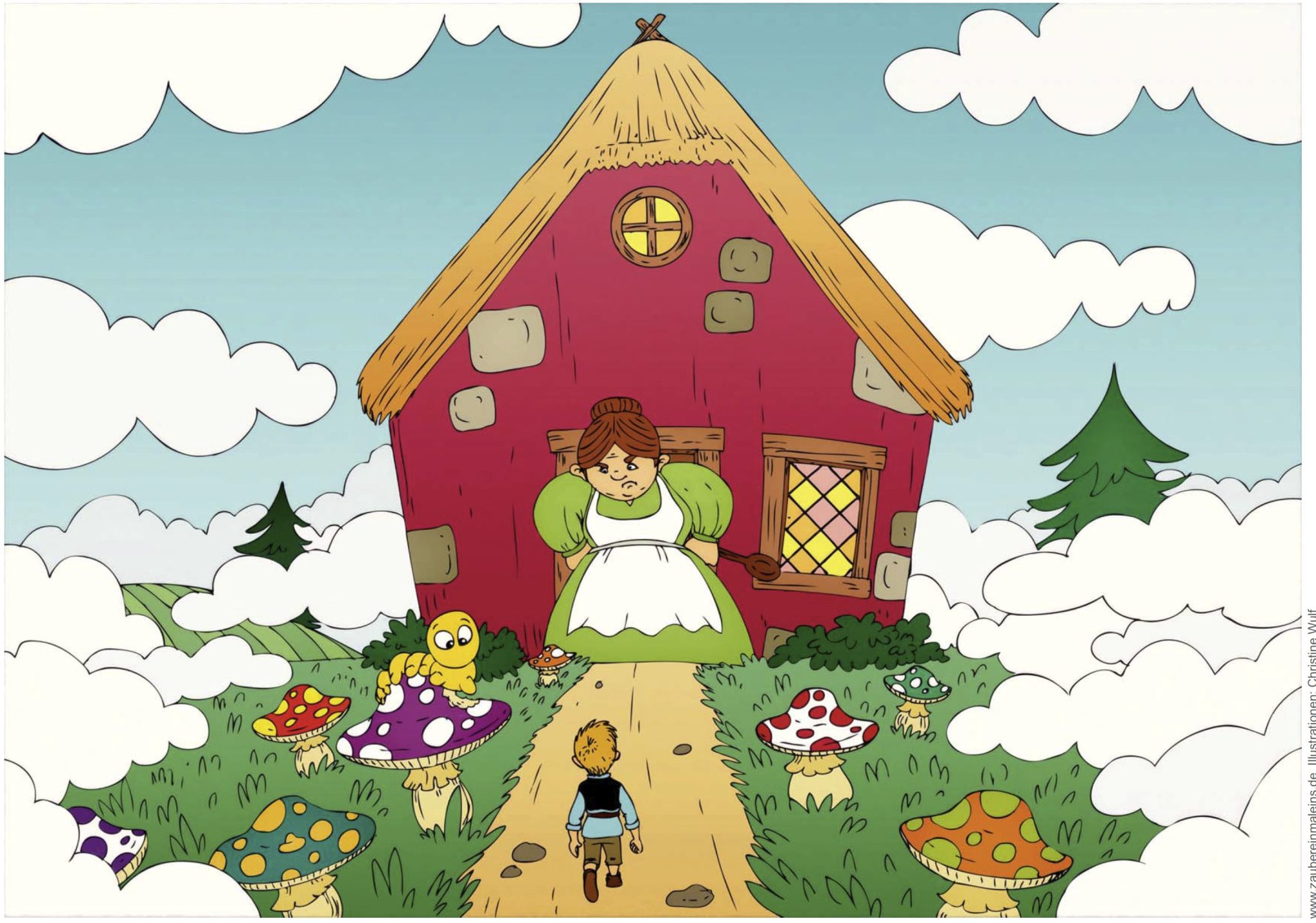 Bildserie Hans und die Bohnenranke Zaubereinmaleins Shop