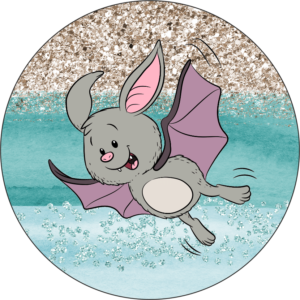 Buttonvorlage Fledermaus