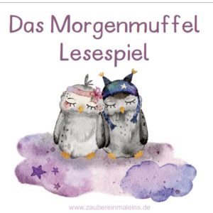 Morgenmuffel-Lesespiel 2022