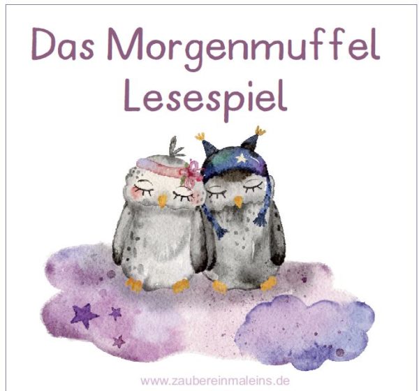 Morgenmuffel-Lesespiel 2022