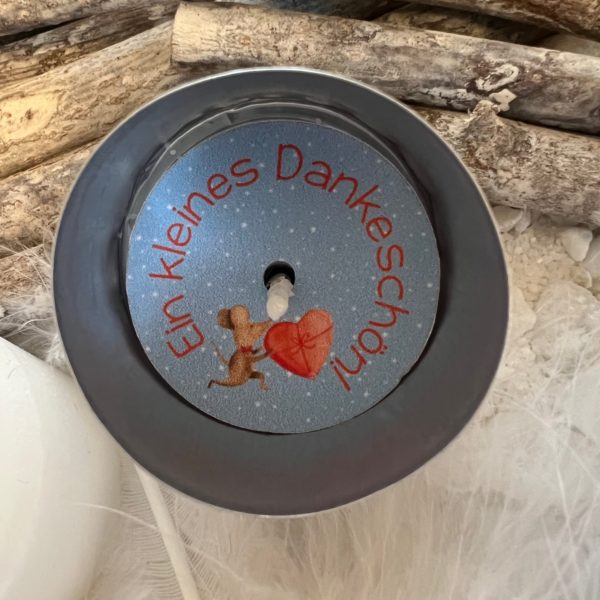 30 fertig geplottete Teelichtbotschaften Dankeschön - 3 Designs