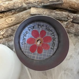 3 Teelichtbotschaften "Dankeschön" - unterschiedliche Designs