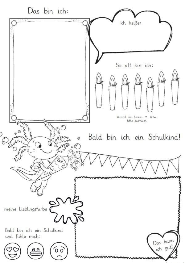 Mini-Steckbrief/erstes Bild - Axolotl