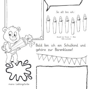 Mini-Steckbrief/erstes Bild - Bär