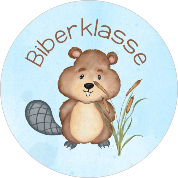 Buttonvorlage: Biberklasse