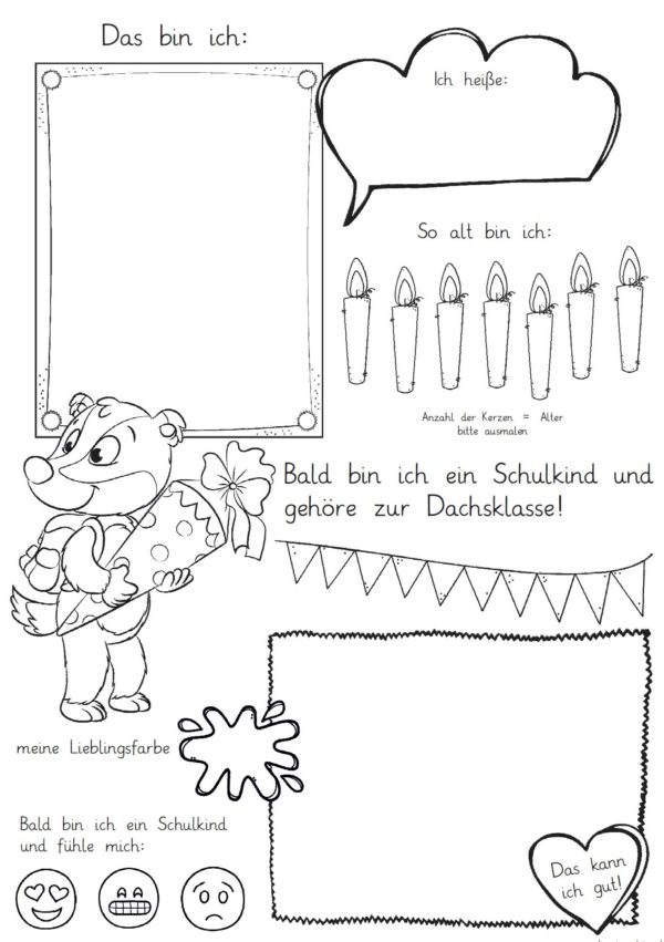 Mini-Steckbrief/erstes Bild - Dachs