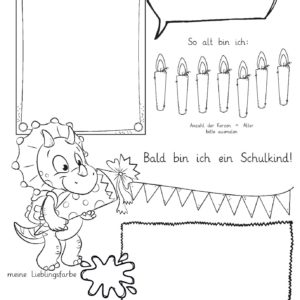 Mini-Steckbrief/erstes Bild - Dinosaurier