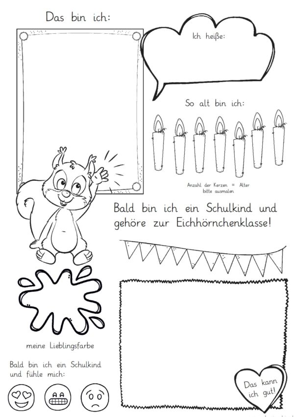 Mini-Steckbrief/erstes Bild - Eichhörnchen