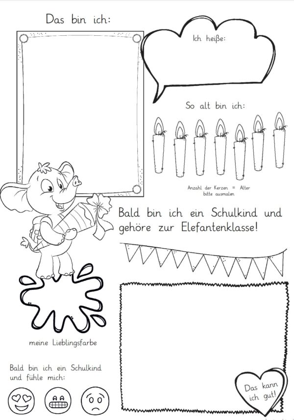 Mini-Steckbrief/erstes Bild - Elefant