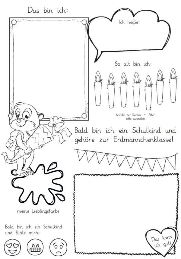Mini-Steckbrief/erstes Bild - Erdmännchen