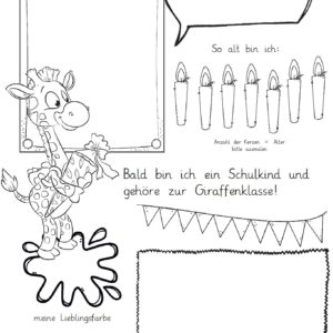 Mini-Steckbrief/erstes Bild - Giraffe