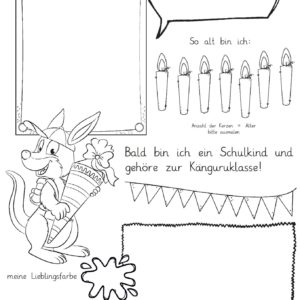 Mini-Steckbrief/erstes Bild - Känguru
