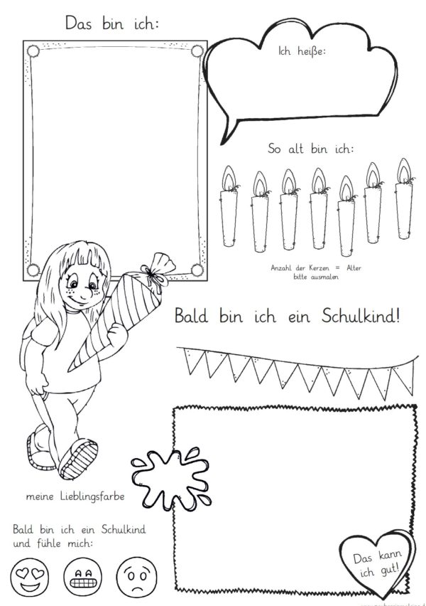 Mini-Steckbrief/erstes Bild - Mädchen