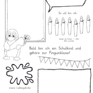 Mini-Steckbrief/erstes Bild - Pinguin