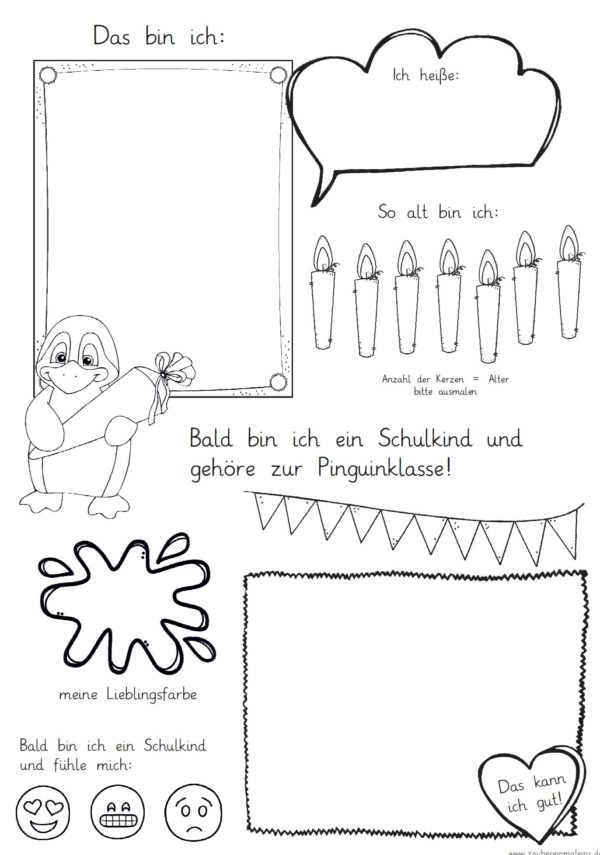 Mini-Steckbrief/erstes Bild - Pinguin