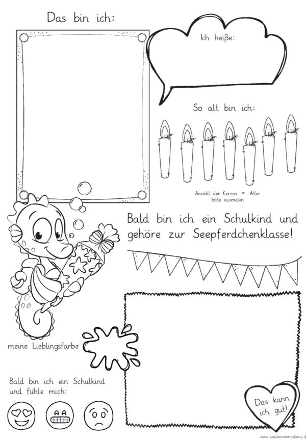 Mini-Steckbrief/erstes Bild - Seepferdchen