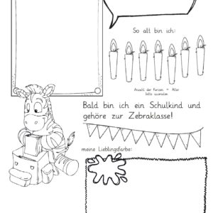 Mini-Steckbrief/erstes Bild - Zebra
