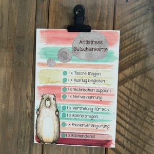 30 x Postkarte DIN A6: Antistress