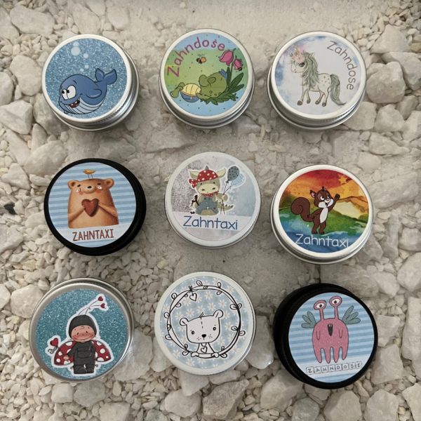 48 Vorlagen für kleine Zahndosen