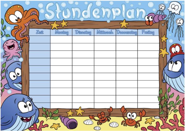 Stundenplan Walklasse