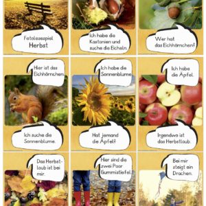 Fotolesespiel Herbst