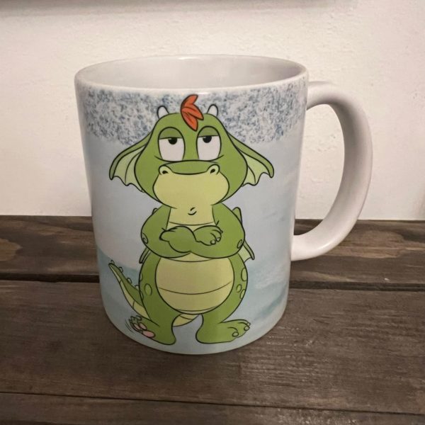 Keramiktasse satin:  Augenrollen