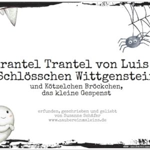 Kooperatives Lesespiel/Leseweg/Lesedomino: Tarantel Trantel und Kötzelchen Bröckchen