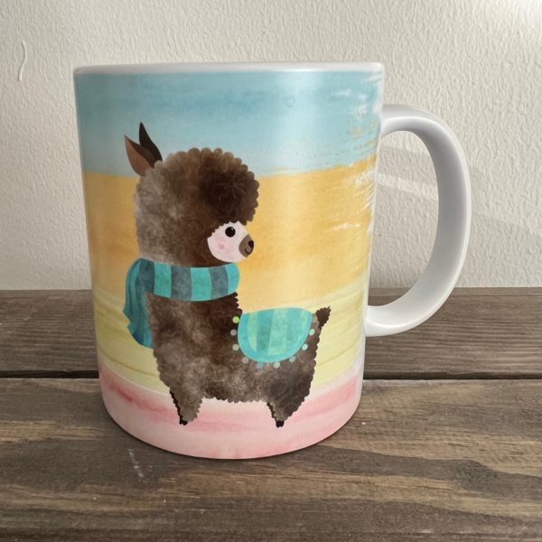 Keramiktasse satin:  Das Gute fängt im Kopf an
