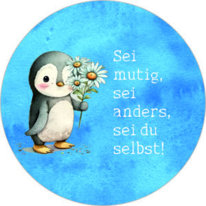 Buttonvorlage: Sei mutig