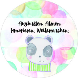 Buttonvorlage: Aushalten