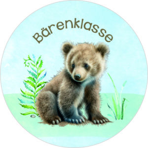 Buttonvorlage: Bärenklasse