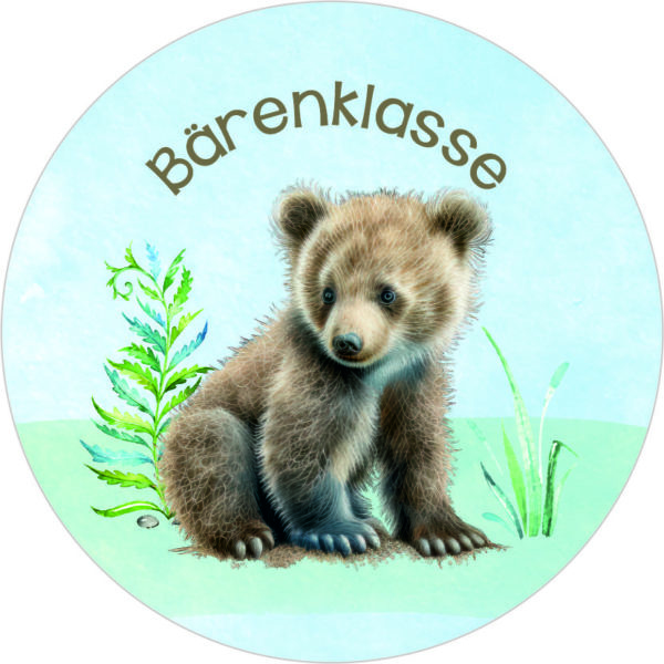 Buttonvorlage: Bärenklasse